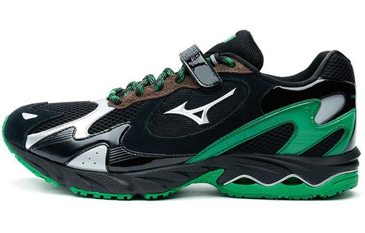 Кроссовки Mizuno Wave Solar Lifestyle унисекс, черный/зеленый