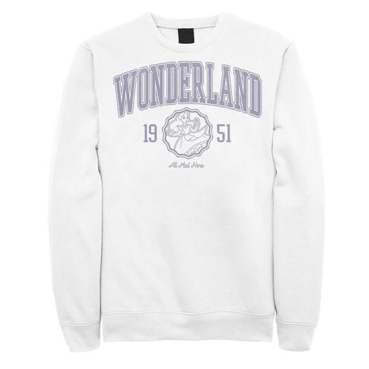 Мужской синий студенческий свитшот Disney Alice In Wonderland 1951 Licensed Character