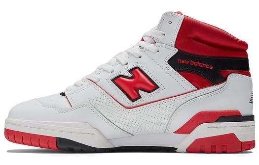 Кроссовки New Balance NB 650 Vintage Basketball Unisex, белый/красный/черный