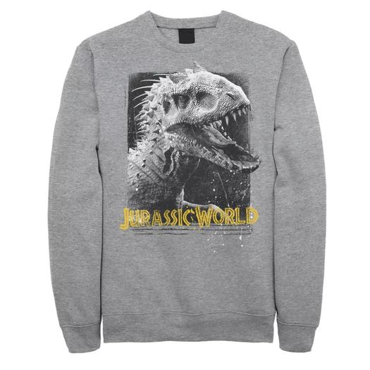 Мужской флисовый пуловер с рисунком Jurassic World Indominus Rex Licensed Character