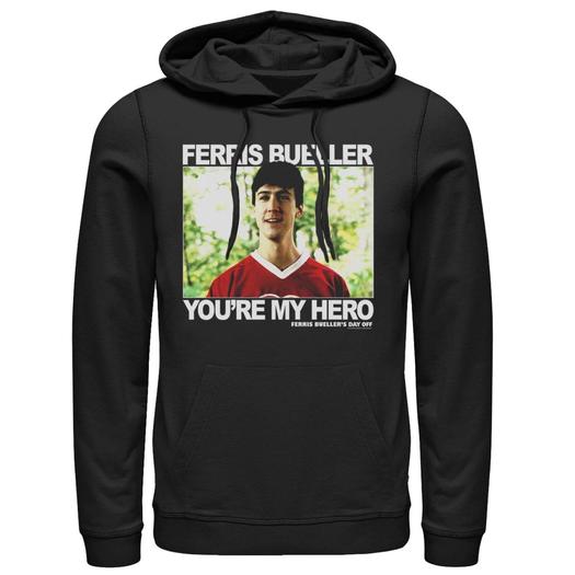 Мужской пуловер с капюшоном Ferris Bueller You're My Hero Cameron Licensed Character