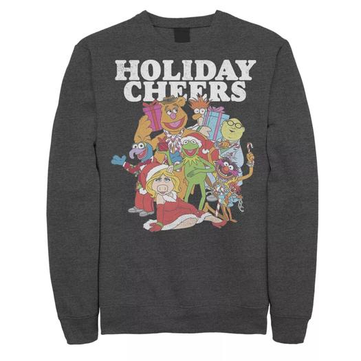 Мужской свитшот Disney Christmas The Muppets Holiday Cheers Licensed Character
