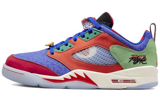 Кроссовки Jordan Air Jordan 5 Vintage Basketball Unisex, синий/оранжевый/красный/белый
