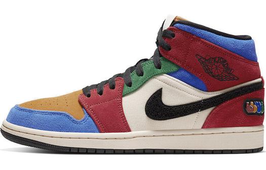 Кроссовки JORDAN 1 Mid Se Fearless Blue The Great
