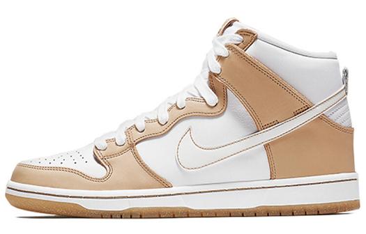 Кроссовки Premier X Nike SB Dunk High Retro White Champagne No‑Coin