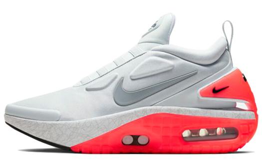 Кроссовки Nike Adapt Auto Max, светло-серый/оранжевый