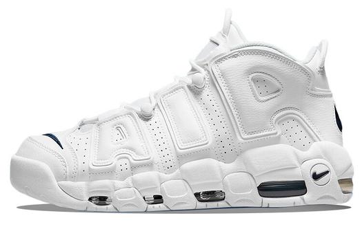 Кроссовки Nike Air More Uptempo 96, белый/темно-синий