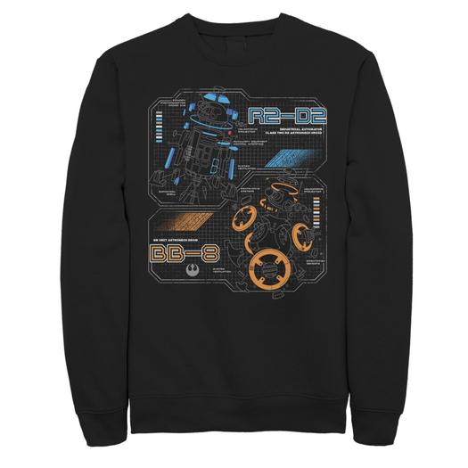 Мужская толстовка с раздвоением личности «Звездные войны: Последние джедаи» Licensed Character