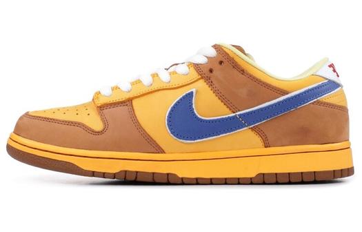 Кроссовки Nike Sb Dunk Low Newcastle, коричневый/золотой