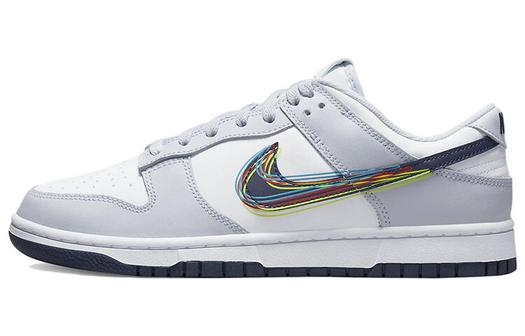 Кроссовки Nike Dunk Low, белый/светло-серый