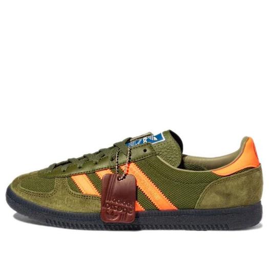 Кроссовки adidas SPZL Barrowland 'Green Orange', зеленый