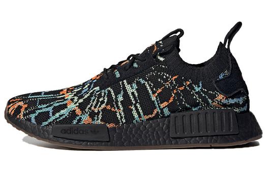 Кроссовки Adidas Originals Nmd R1 Primeknit Black Multicolor