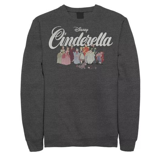 Мужской свитшот с логотипом Disney Cinderella Group Shot Title Licensed Character