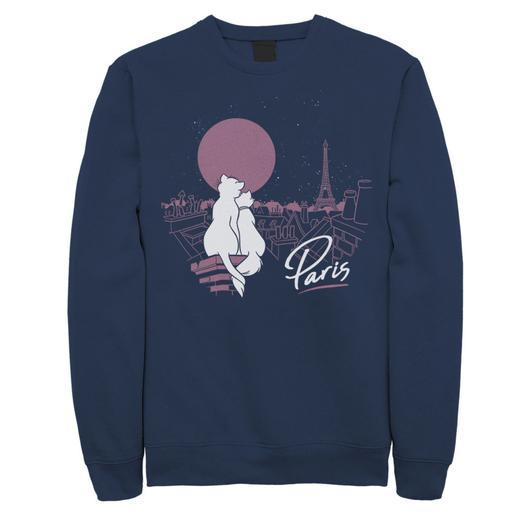 Мужской свитшот Disney Aristocats Duchess And Thomas In Paris