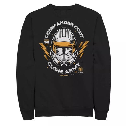 Мужской свитшот Star Wars Commander Cody Clone Army Head Shot Licensed Character