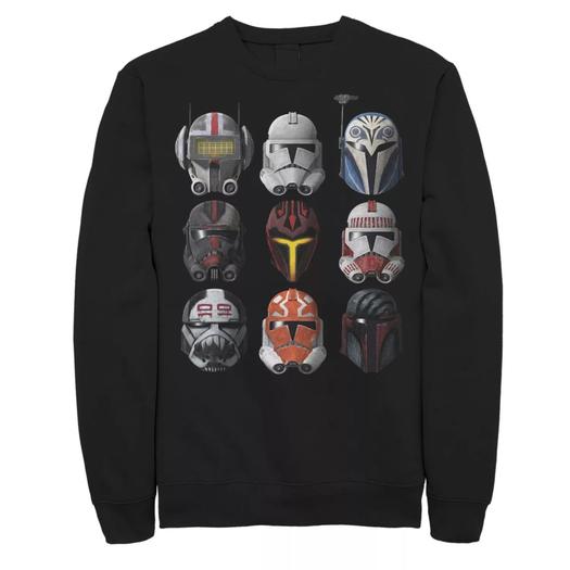Мужские: толстовка «Войны клонов» со шлемами клонов Star Wars