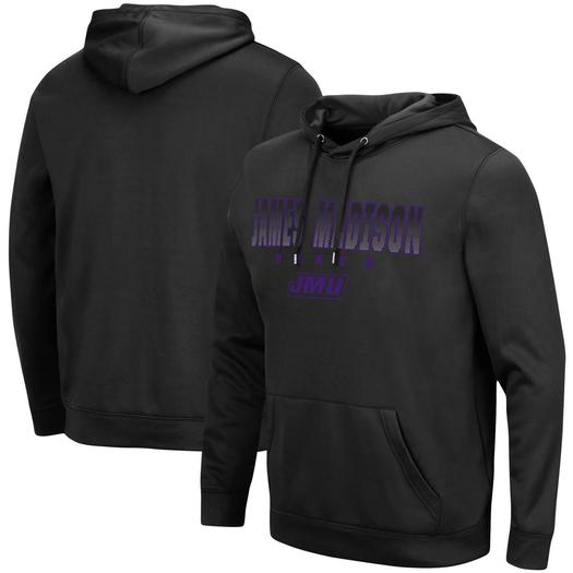 Мужской черный пуловер с капюшоном James Madison Dukes Blackout 3.0 Colosseum