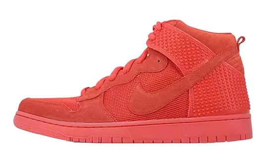 Кроссовки Nike Dunk High, красный