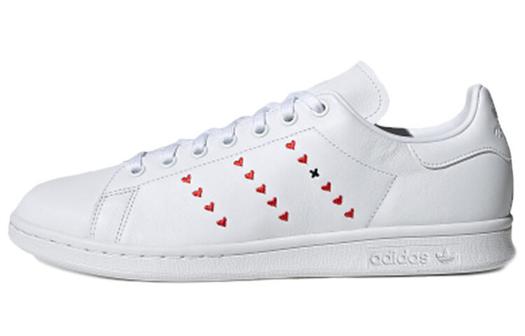 Кроссовки Adidas Originals Stan Smith Heart Stripe Red