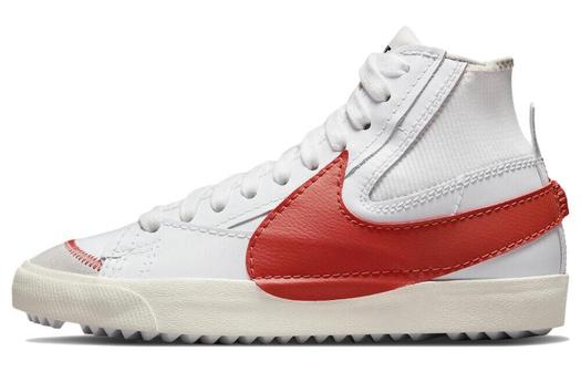 Кроссовки Nike Blazer Mid 77 Jumbo, белый/оранжевый