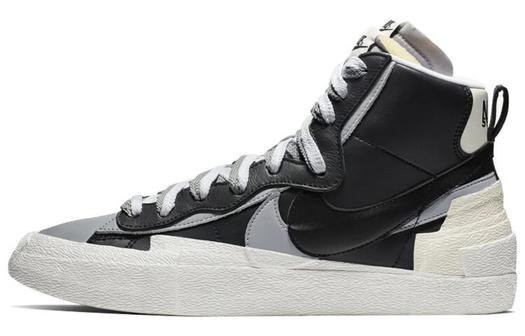 Кроссовки Nike Blazer Mid Sacai, черный/серый