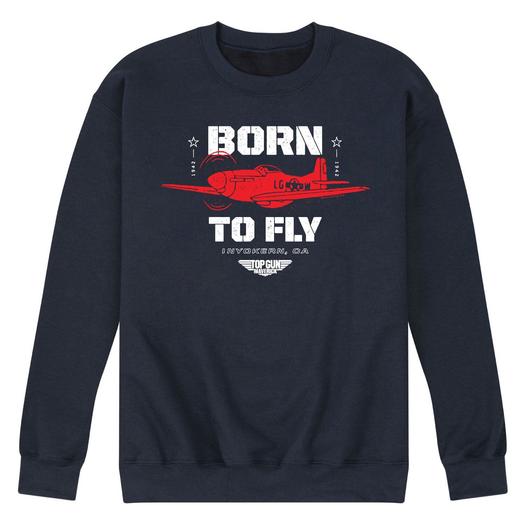Мужской свитшот Top Gun Maverick Born To Fly Licensed Character