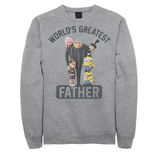Мужской свитшот Despicable Me Minions Greatest Father Licensed Character