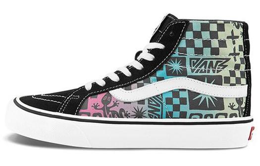 Кроссовки Vans SK8-HI Black Green White