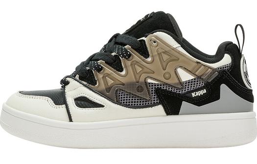 Кроссовки Coppolella X Kappa Skateboard Shoes Unisex Low-Top Winter White/Black/Chestnut Brown