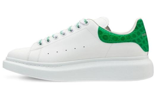 Кроссовки Alexander McQueen Oversized Sneaker 'White Green Crocodile'