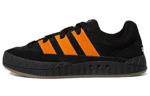 Кроссовки Adidas Originals Adimatic Skateboarding Unisex, черный/оранжевый