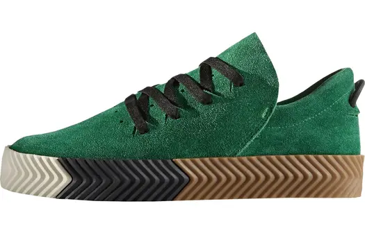 Кроссовки Adidas Originals Skate Skateboarding Unisex, зеленый/черный