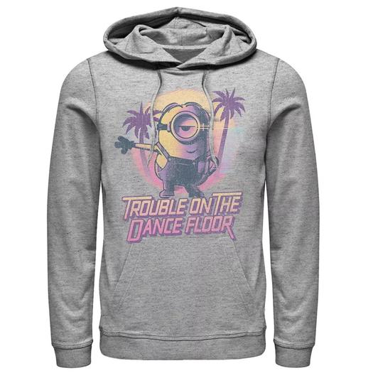 Мужской пуловер с капюшоном Despicable Me Minions Tropical Dance Trouble Licensed Character