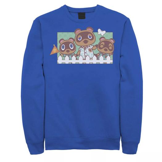 Мужской свитшот Animal Crossing New Horizons Nook Family Portrait Licensed Character
