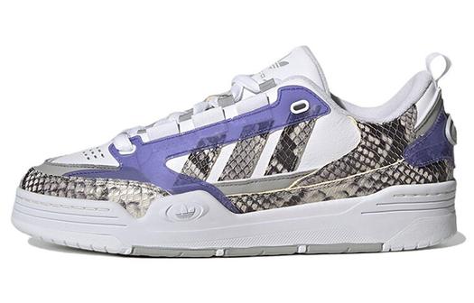 Кроссовки Adidas Originals Adi2000 Skateboarding Unisex, белый/фиолетовый/серебристый