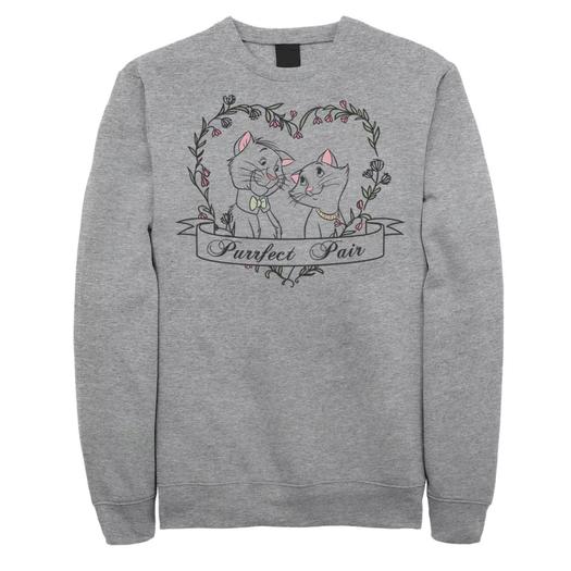 Мужской свитшот Disney The Aristocats Duchess and Thomas Purrfect Pair
