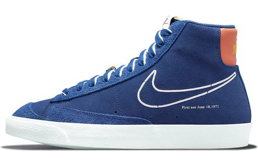 Кроссовки Nike Blazer Mid 77, синий/белый