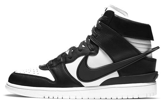 Кроссовки Nike x Ambush Dunk High, черный/белый
