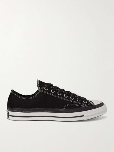 7 Кроссовки Moncler Fragment Converse Chuck 70 Ox Canvas MONCLER, черный