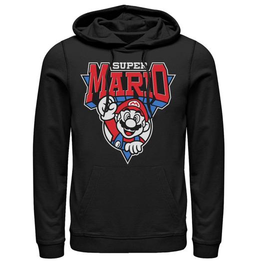 Мужской пуловер с капюшоном Super Mario Bros. Licensed Character