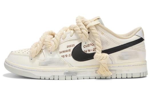 Мужские кроссовки для скейтбординга Nike Dunk Low, молочный