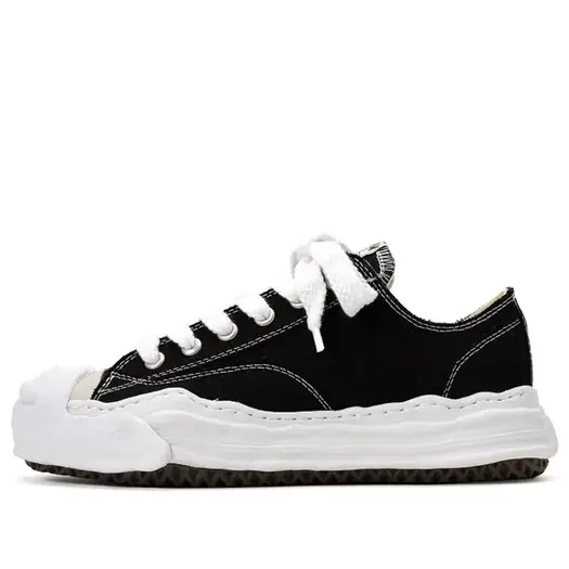 Кроссовки Maison Mihara Yasuhiro Hank OG Sole Canvas Low-Top, черные