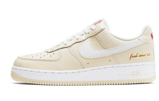Кроссовки Nike Air Force 1 Low '07 Premium, светло-бежевый/белый