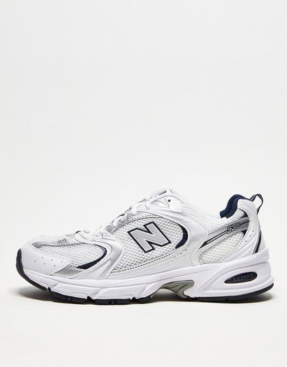 Бело-серые кроссовки New Balance 530