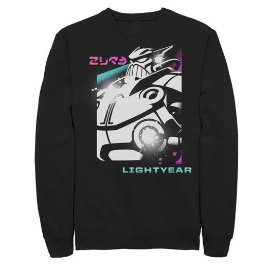 Мужской свитшот с контрастным граффити Disney/Pixar Lightyear Emperor Zurg Graffiti Licensed Character