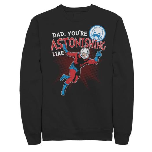 Мужской свитшот на День отца Marvel Ant Man Astonishing Dad Licensed Character