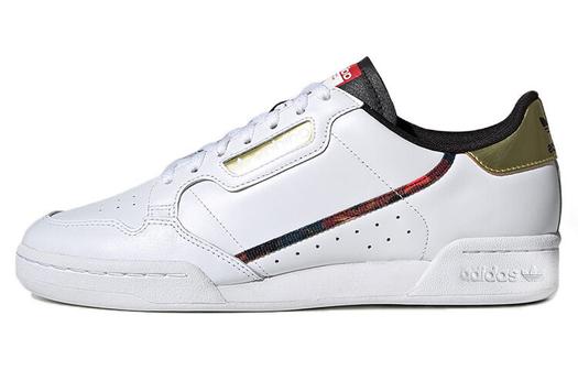 Кроссовки Adidas Originals Continental Unisex, белый/черный/темно-красный