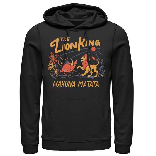 Мужская толстовка с жирным текстом Disney The Lion King Hakuna Matata Licensed Character