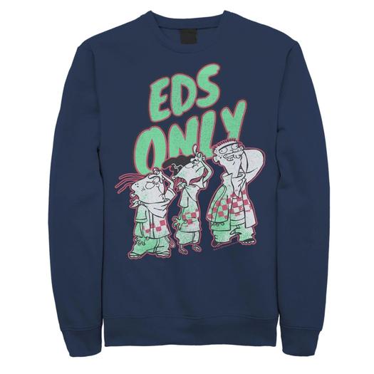 Мужской свитшот Ed, Edd n Eddy Licensed Character, синий