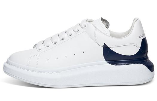 Кроссовки Alexander McQueen Oversized Sneaker 'White Navy Heel'
